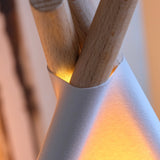 Lámpara artesanal Tipi