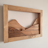 Paseo en bici entre montañas