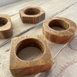 Servilleteros de madera
