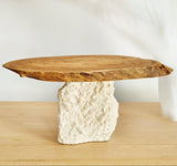MESA MADERA Y PIEDRA