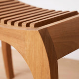 banqueta rumbo madera iroko