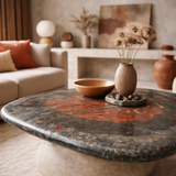 mesa estuco marmol salon