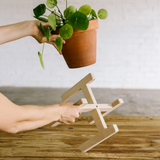 Soporte para macetas de madera LA SELVA