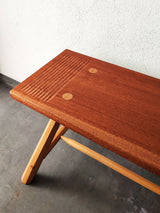 Banco artesanal Long by Camino de la Talla