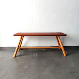 Banco artesanal Long Bench by Camino de la Talla