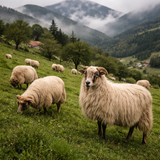 Ovejas Latxa pais vasco