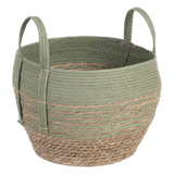Set 3 Cestos Handmade Green