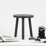 Taburete/Mesita Baja Artesanal Dama Black by Jaque