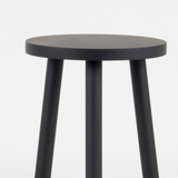 Taburete/Mesita Baja Artesanal Dama Black by Jaque