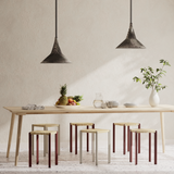 Taburete Apilable Granate Viga by Nico Cook