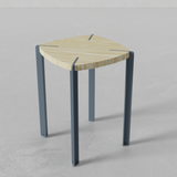 Taburete Apilable Blue Viga by Nico Cook
