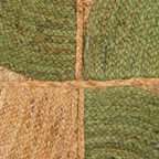 Alfombra ALCOY de yute verde