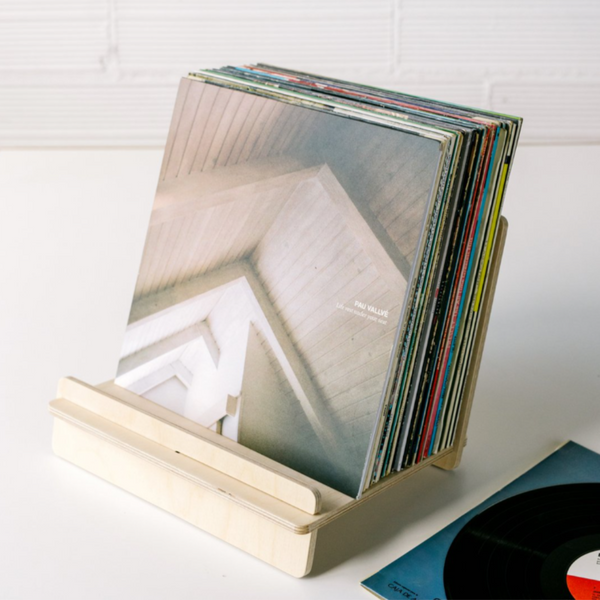 Librería y Soporte para discos de vinilo LA GATZARA