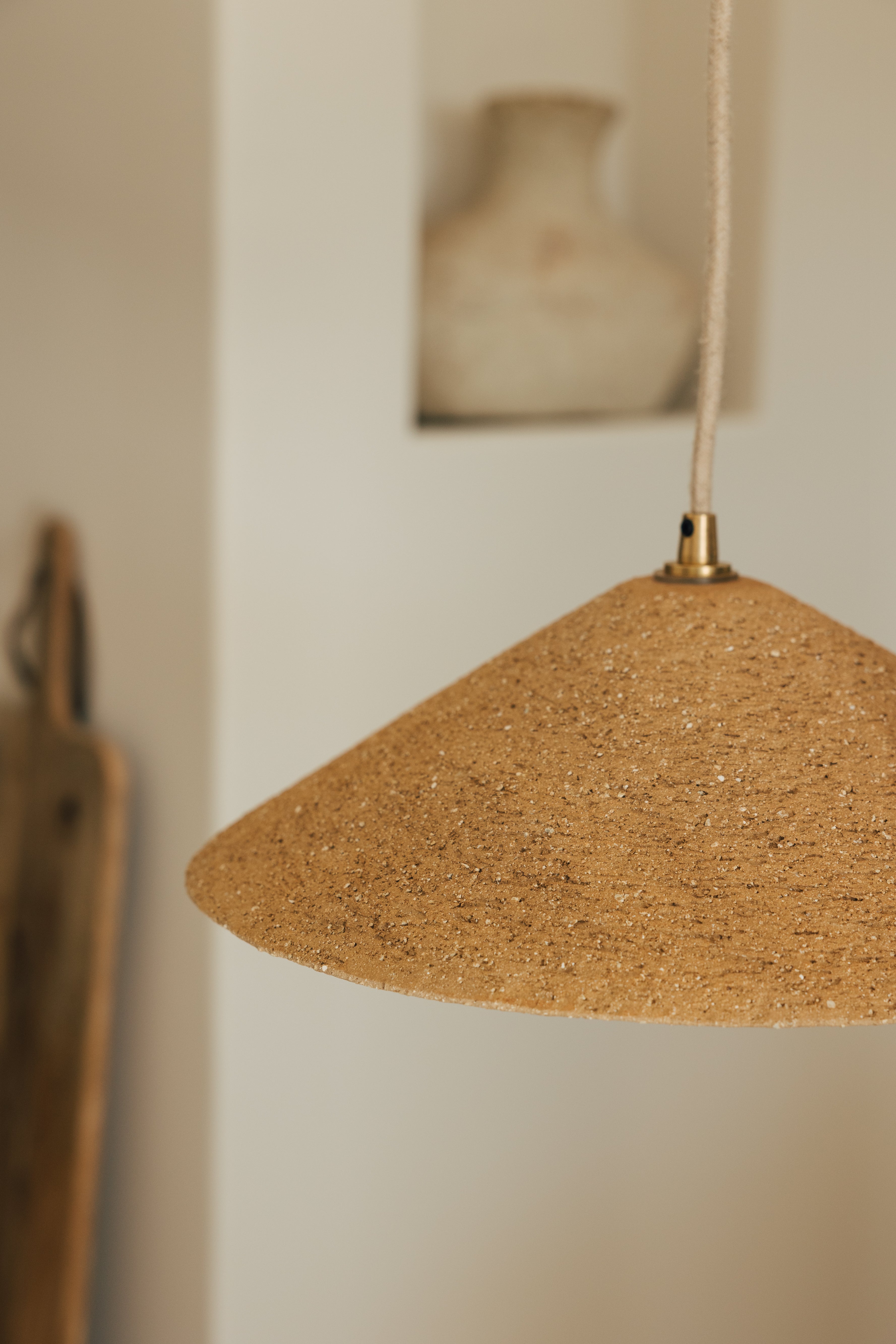 Lámpara Colgante de Cerámica Terracota Es Vedrà