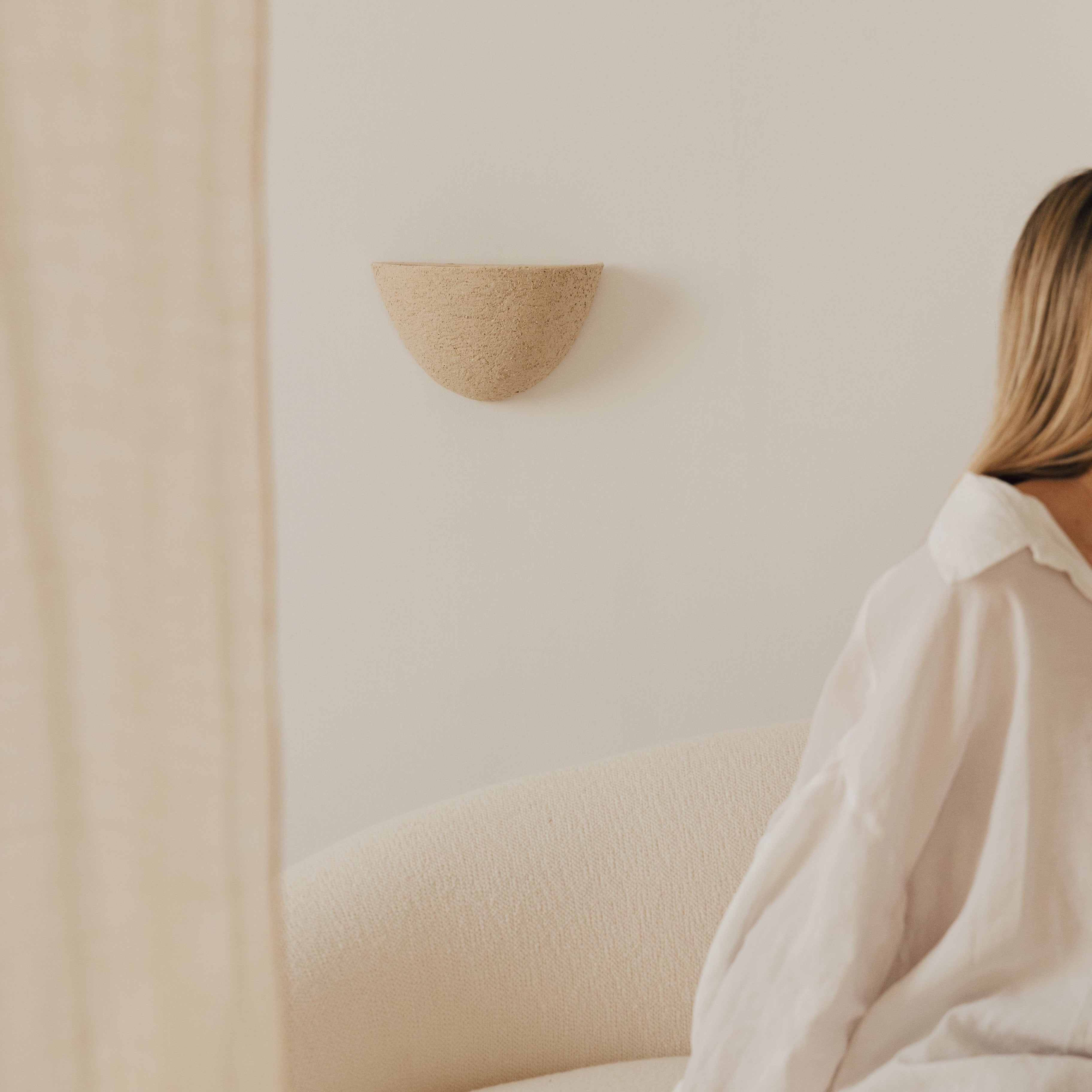 aplique ceramica blanco