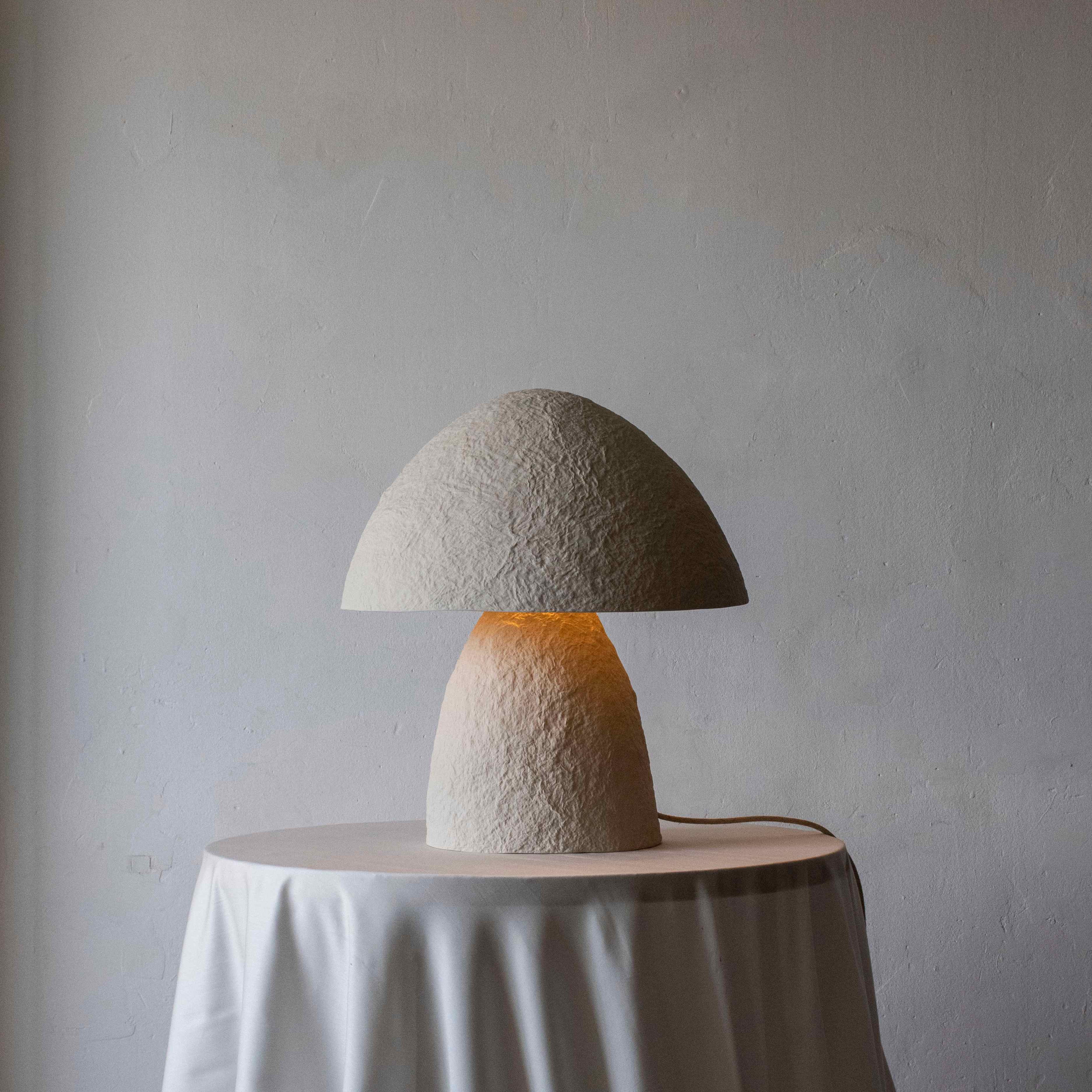 lampara artesanal mesa boletus