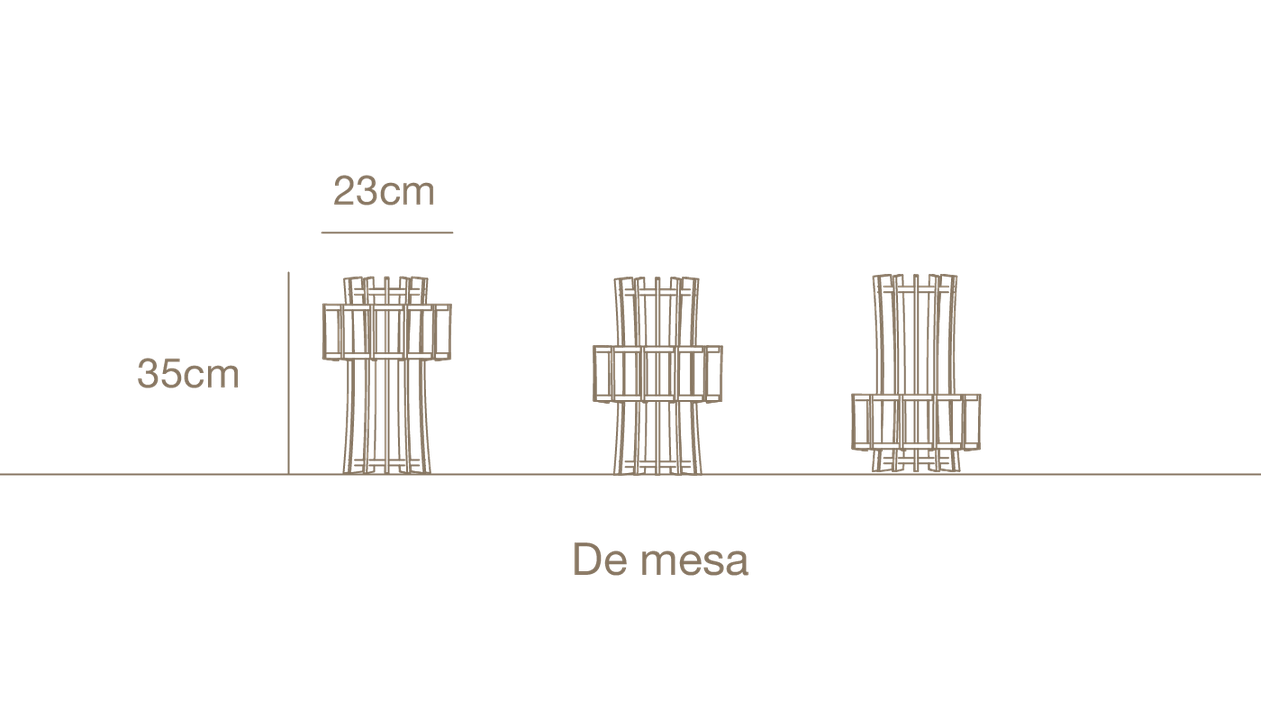 Lámpara de mesa Txan!