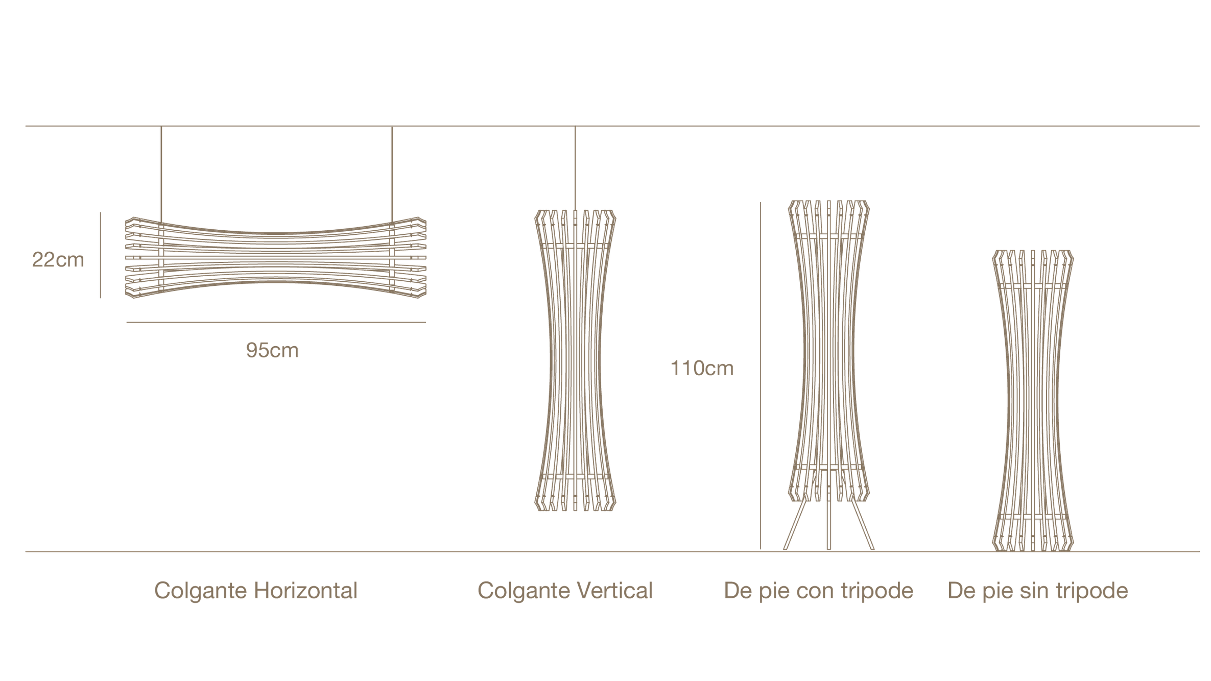 Lámpara Urbiola Colgante