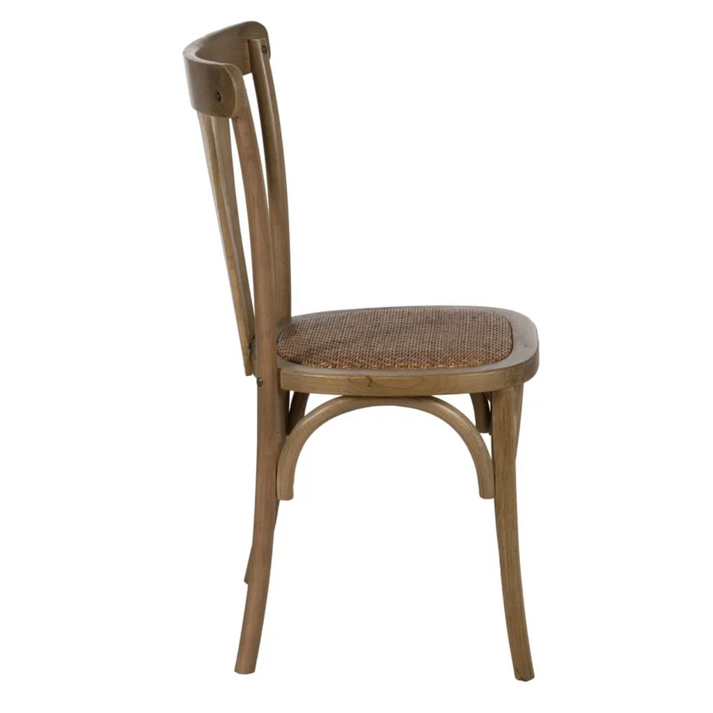 Silla EIRA tipo bistró | Silla de madera maciza de olmo | Munay