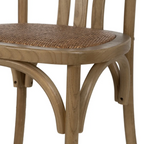 Silla EIRA tipo bistró | Silla de madera maciza de olmo | Munay