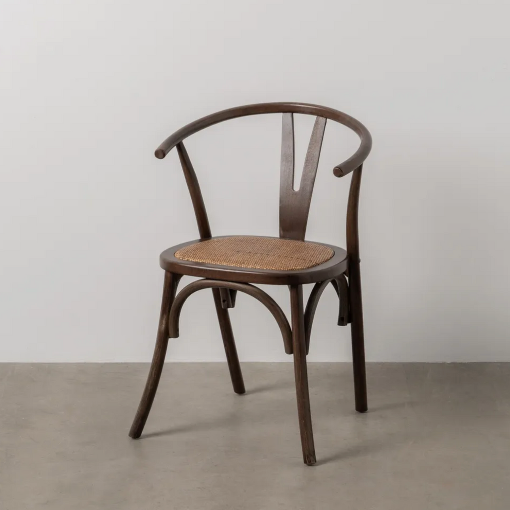 Silla CALA tipo bistró | Silla de madera maciza de olmo