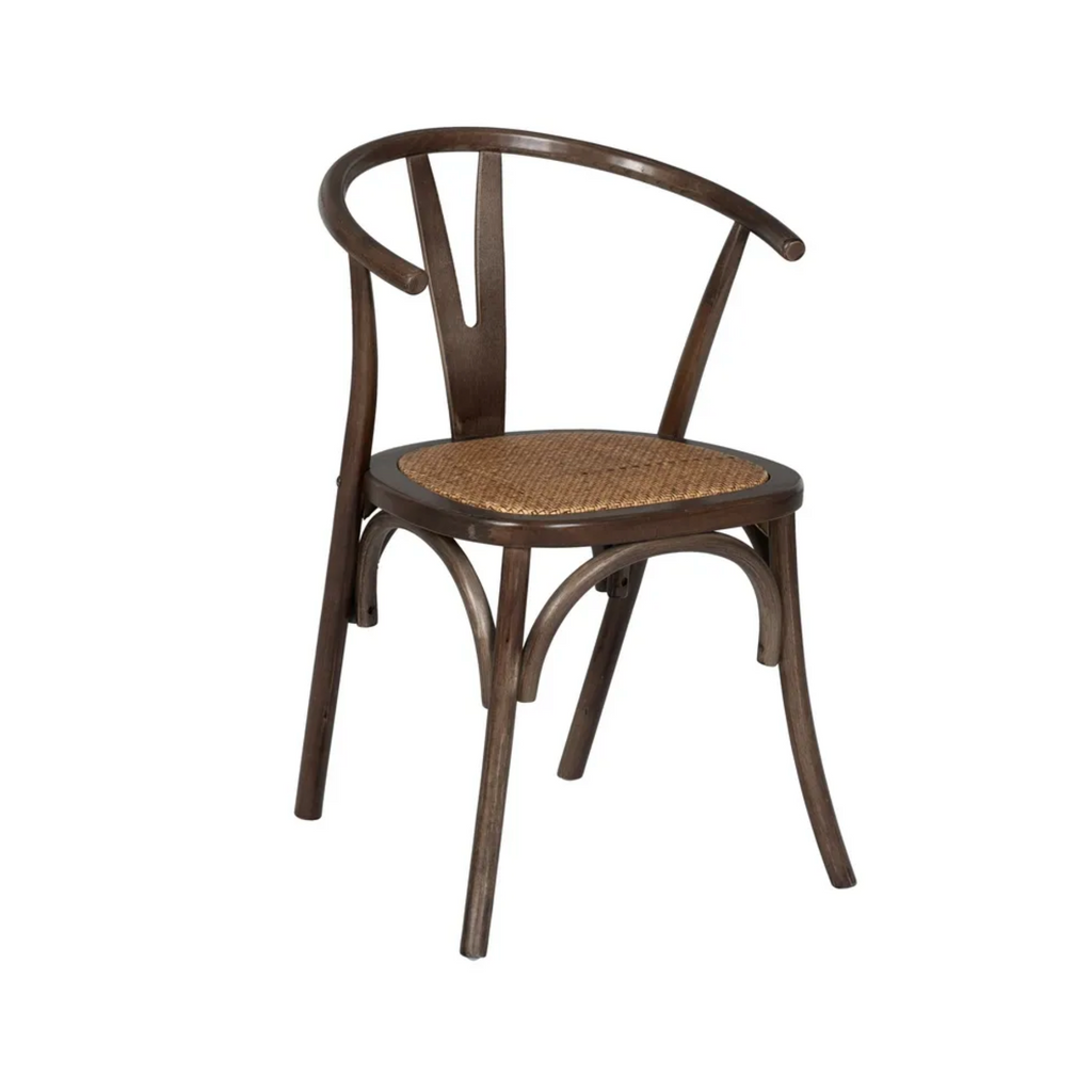 Silla CALA tipo bistró | Silla de madera maciza de olmo