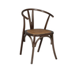 Silla CALA tipo bistró | Silla de madera maciza de olmo