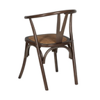 Silla CALA tipo bistró | Silla de madera maciza de olmo