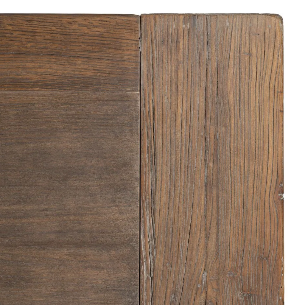 mesa de centro madera envejecida
