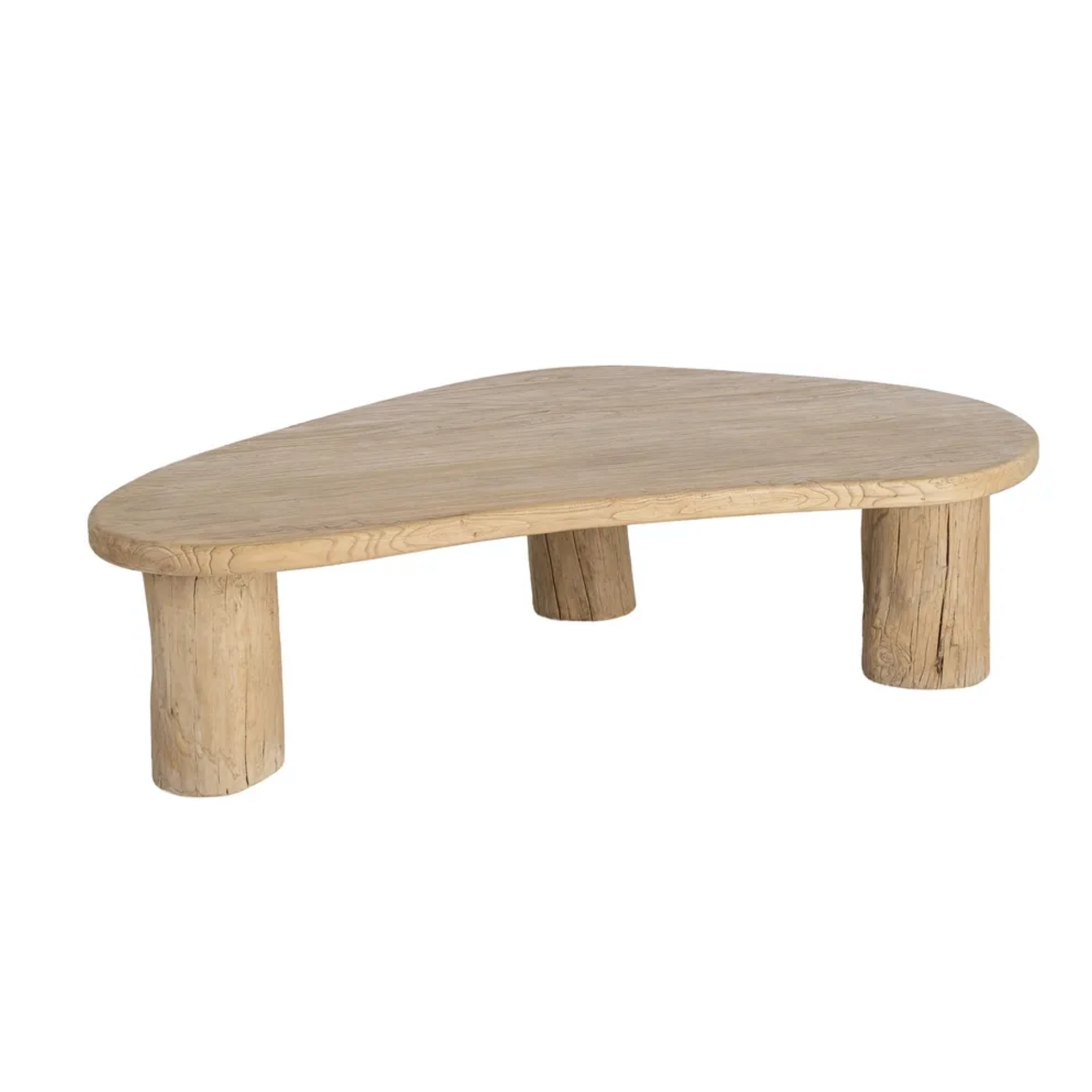 mesa de centro de madera de madera recuperada