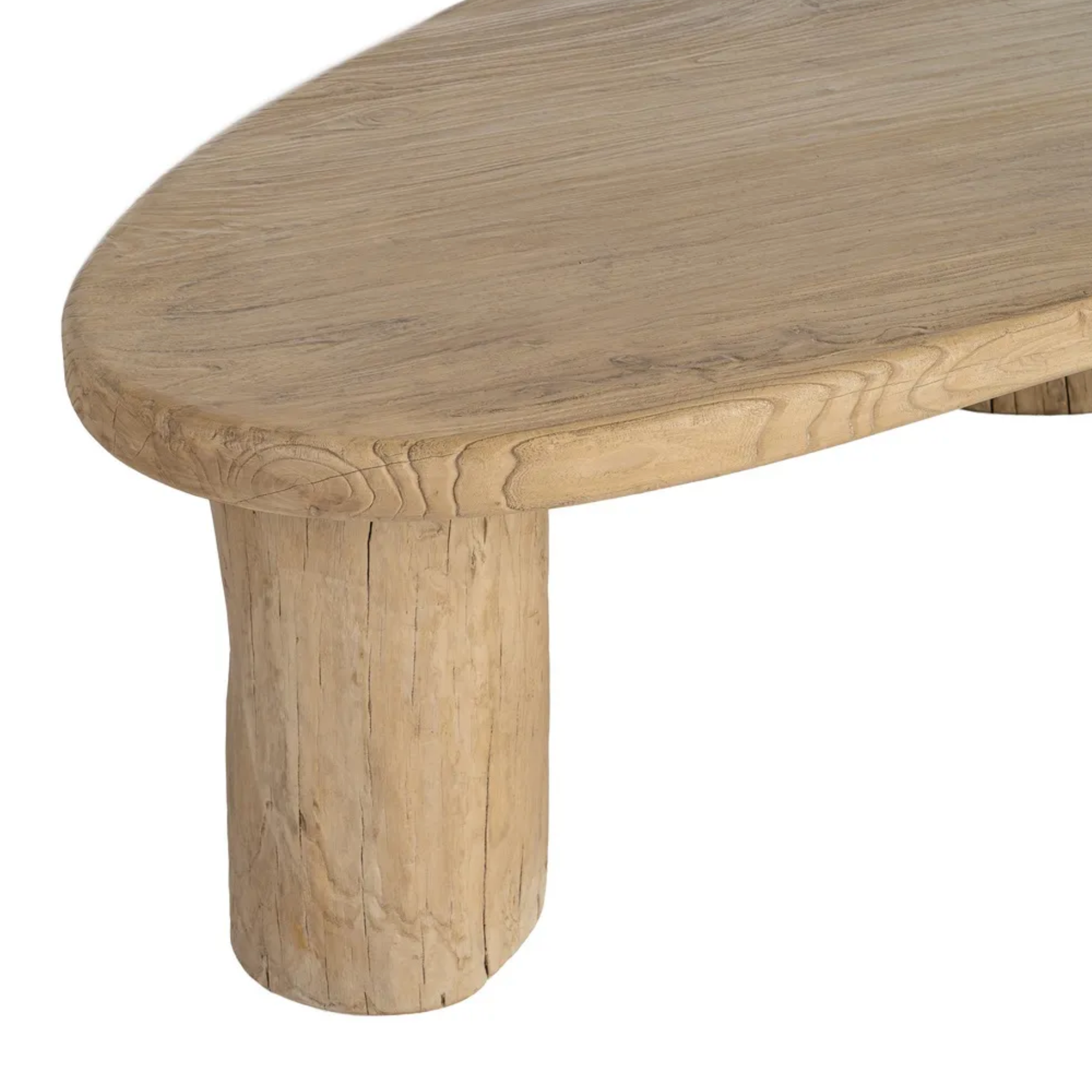 mesa de centro de madera de madera recuperada