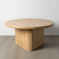 MESA REDONDA DE COMEDOR MADERA RECICLADA