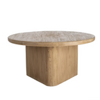 MESA REDONDA DE COMEDOR MADERA RECICLADA