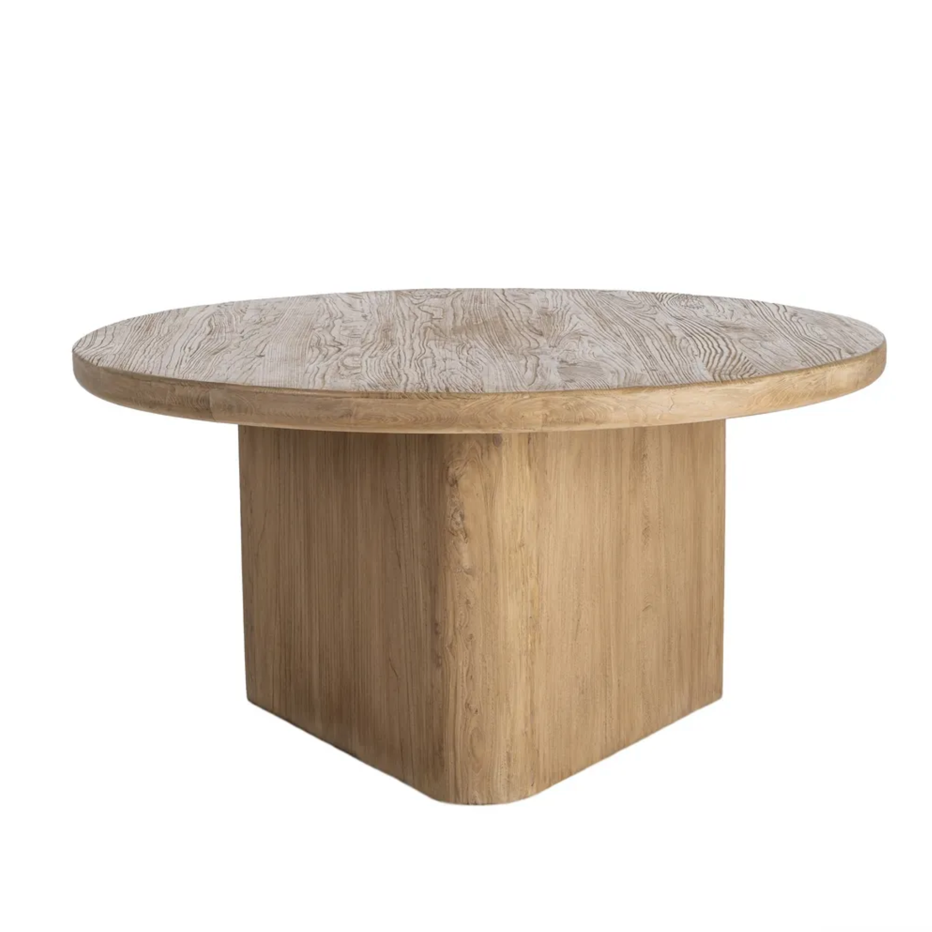 MESA REDONDA DE COMEDOR MADERA RECICLADA