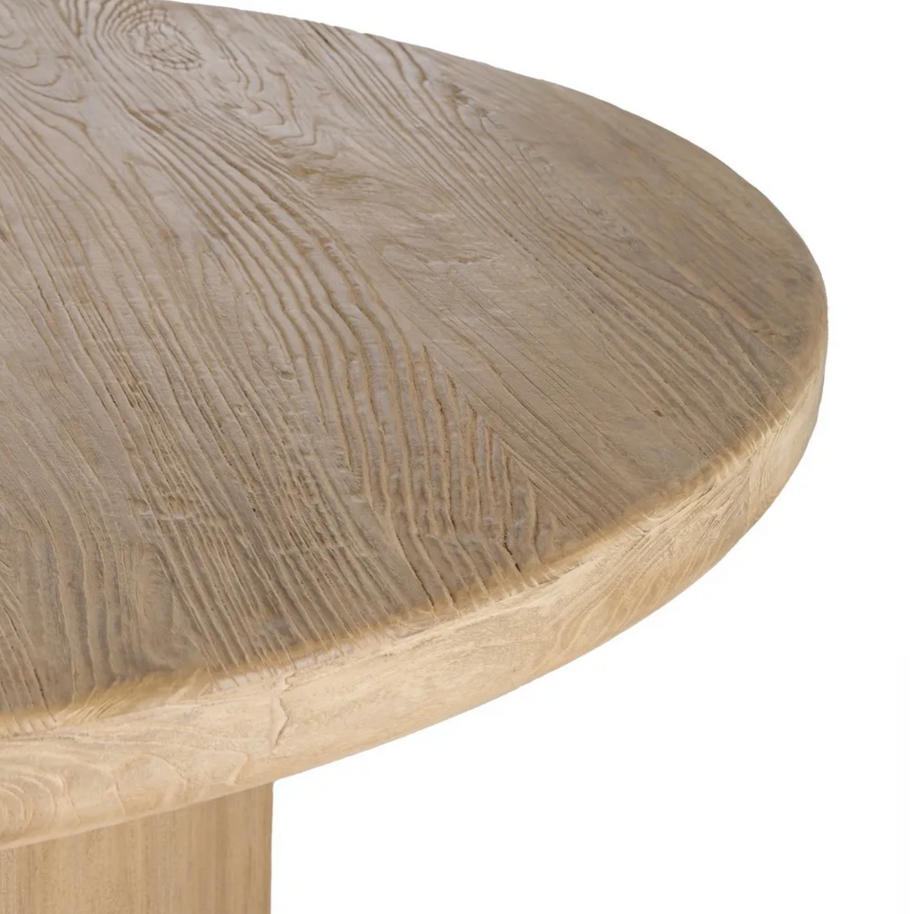 MESA REDONDA DE COMEDOR MADERA RECICLADA