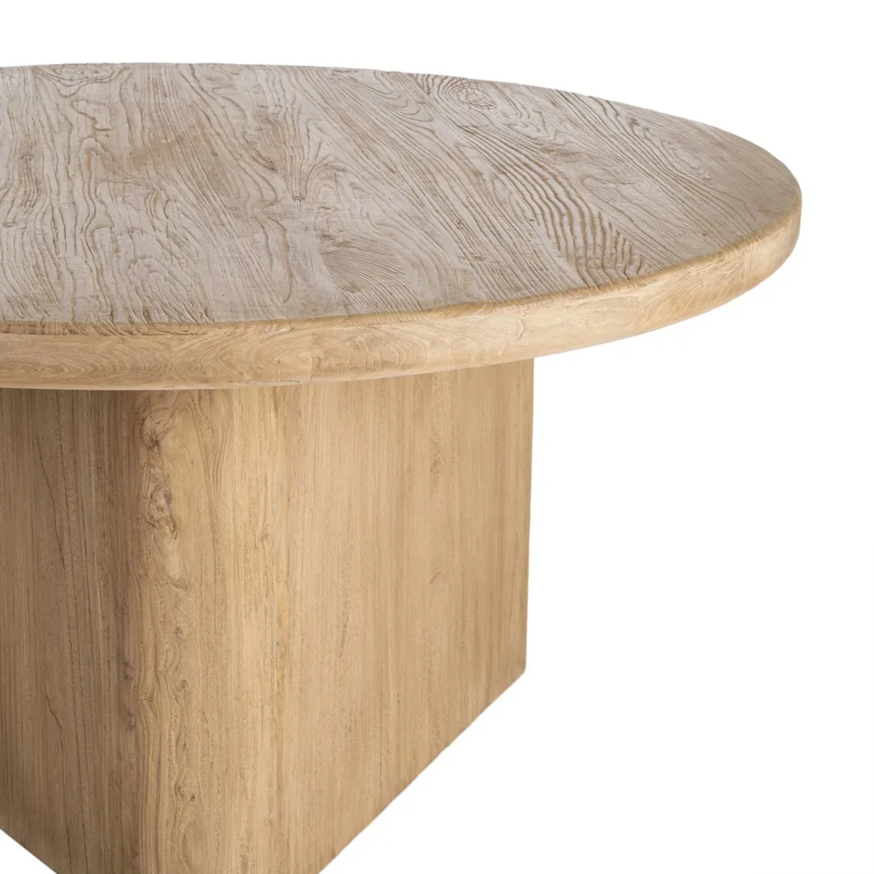 MESA REDONDA DE COMEDOR MADERA RECICLADA