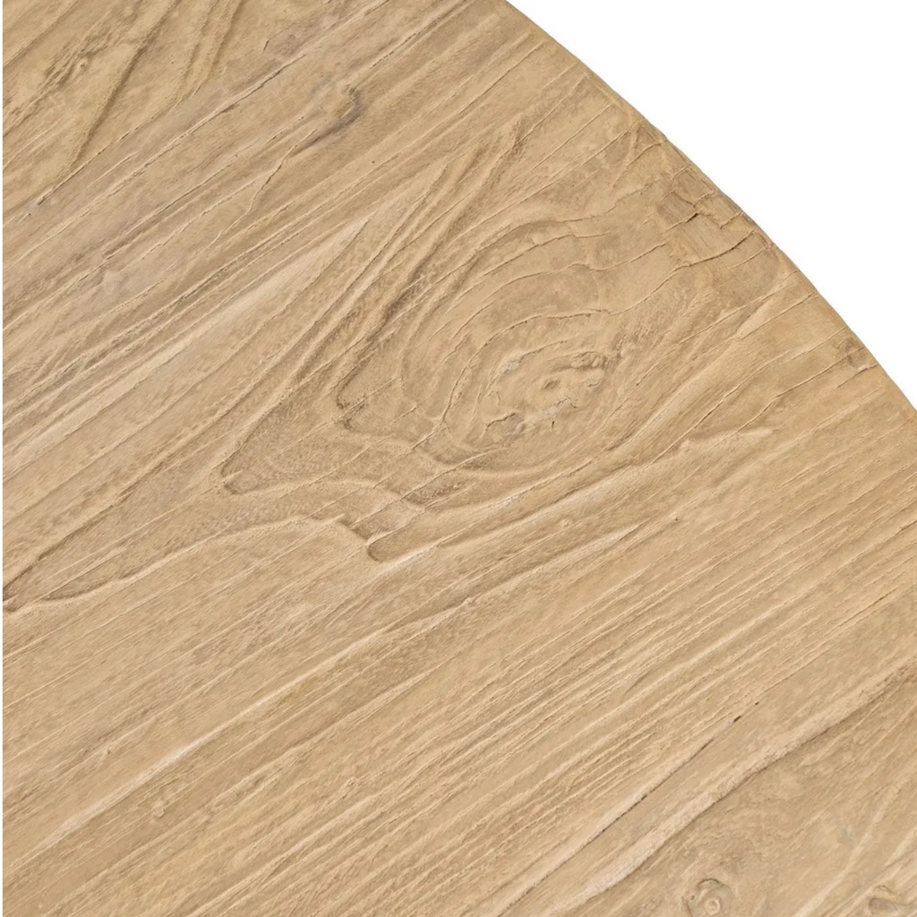 MESA REDONDA DE COMEDOR MADERA RECICLADA