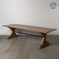 mesa comedor 3 metros roble reciclado