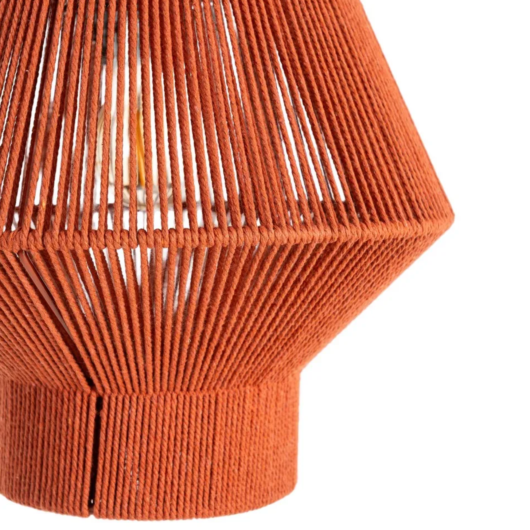 lampara techo color terracota