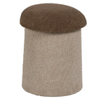 Puff Mushy de tejido bouclé | Asiento orgánico