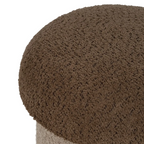 Puff Mushy de tejido bouclé | Asiento orgánico