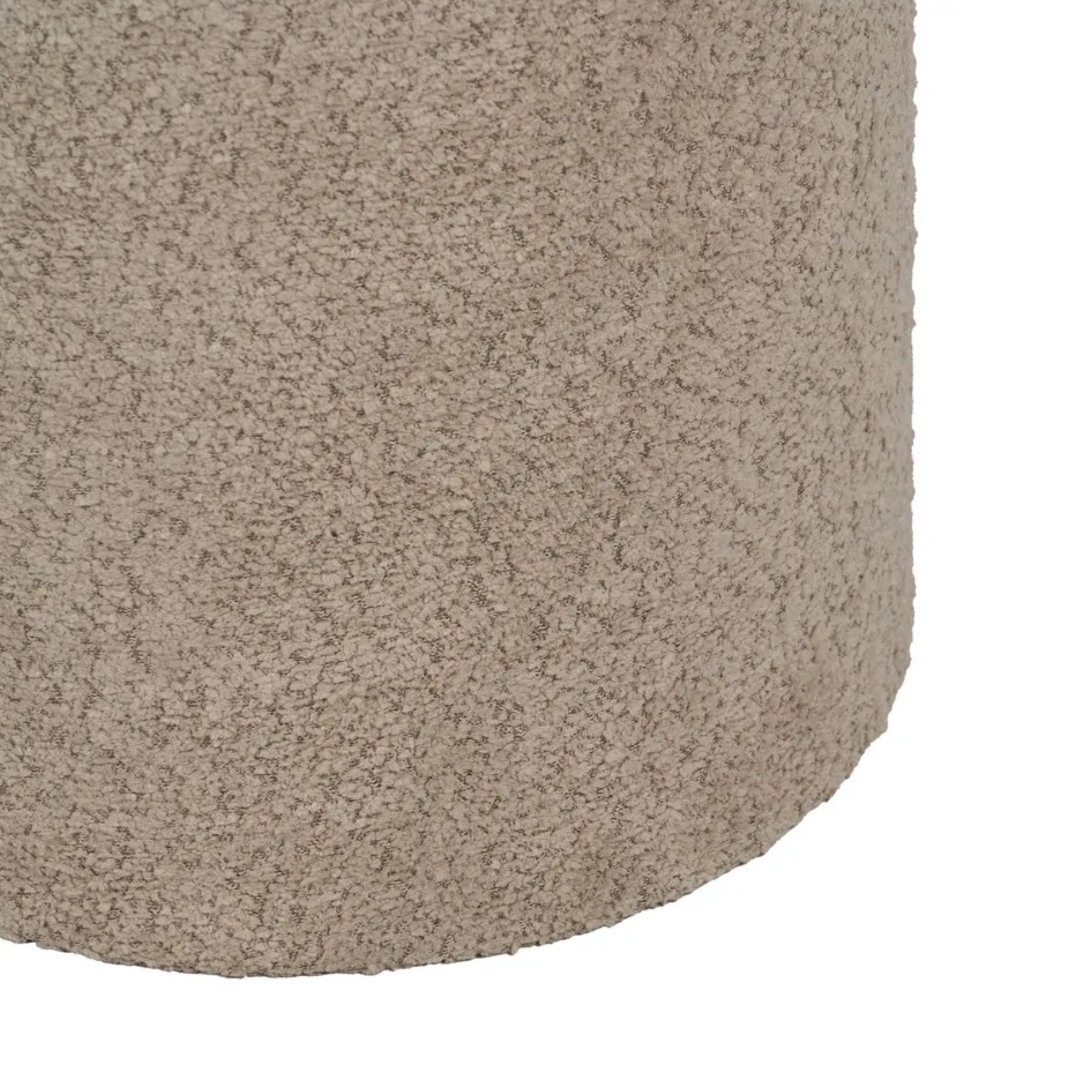 Puff Mushy de tejido bouclé | Asiento orgánico