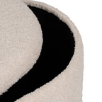 Set Nido Bouclé | Puff con almacenaje de diseño orgánico