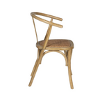 Silla CALA tipo bistró | Silla de madera maciza de olmo