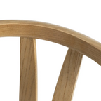 Silla CALA tipo bistró | Silla de madera maciza de olmo