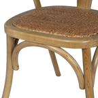 Silla CALA tipo bistró | Silla de madera maciza de olmo