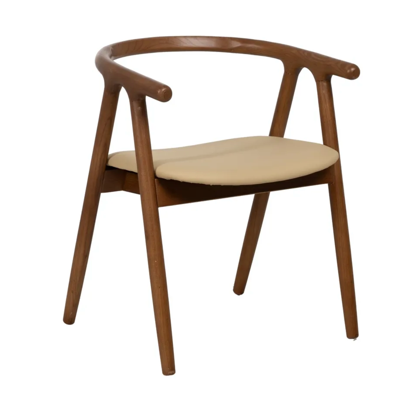 silla mid century madera