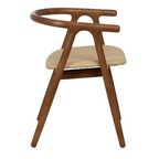 Silla AYLA Mid-Century | Silla de madera maciza de olmo