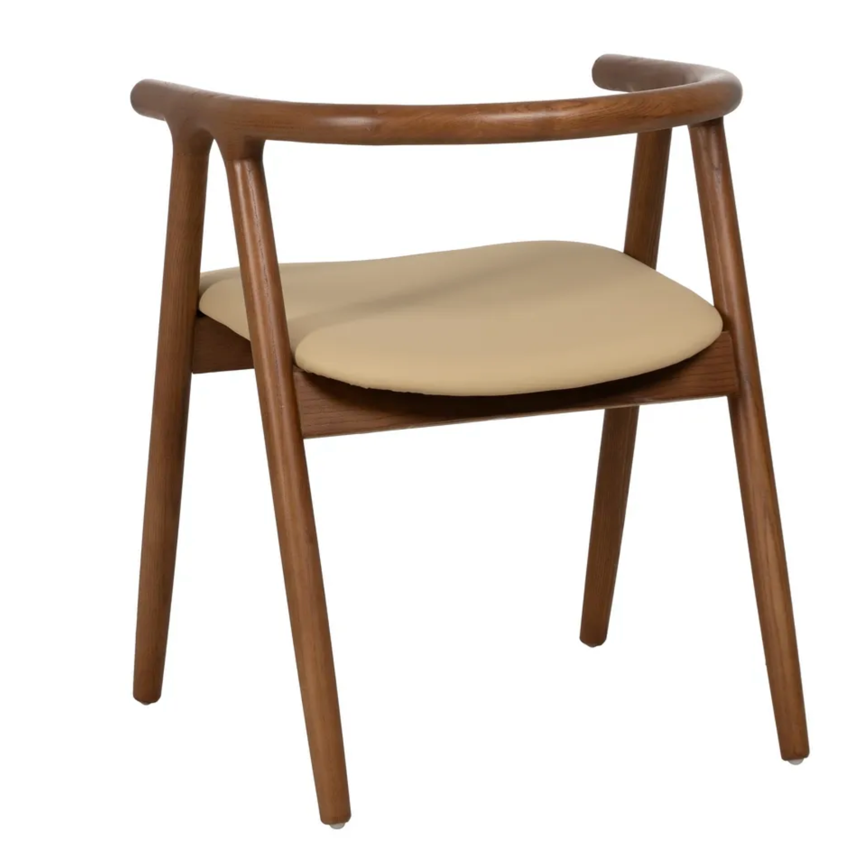 Silla AYLA Mid-Century | Silla de madera maciza de olmo