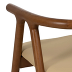 Silla AYLA Mid-Century | Silla de madera maciza de olmo